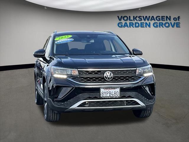 used 2022 Volkswagen Taos car, priced at $19,490