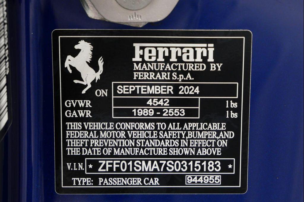 used 2025 Ferrari 296 GTS car, priced at $427,990