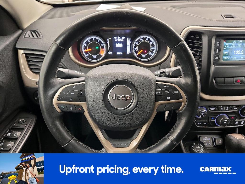 used 2015 Jeep Cherokee car, priced at $13,599