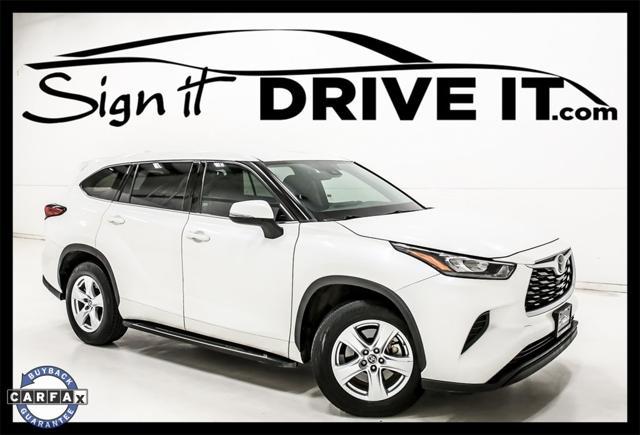 used 2020 Toyota Highlander car, priced at $22,400