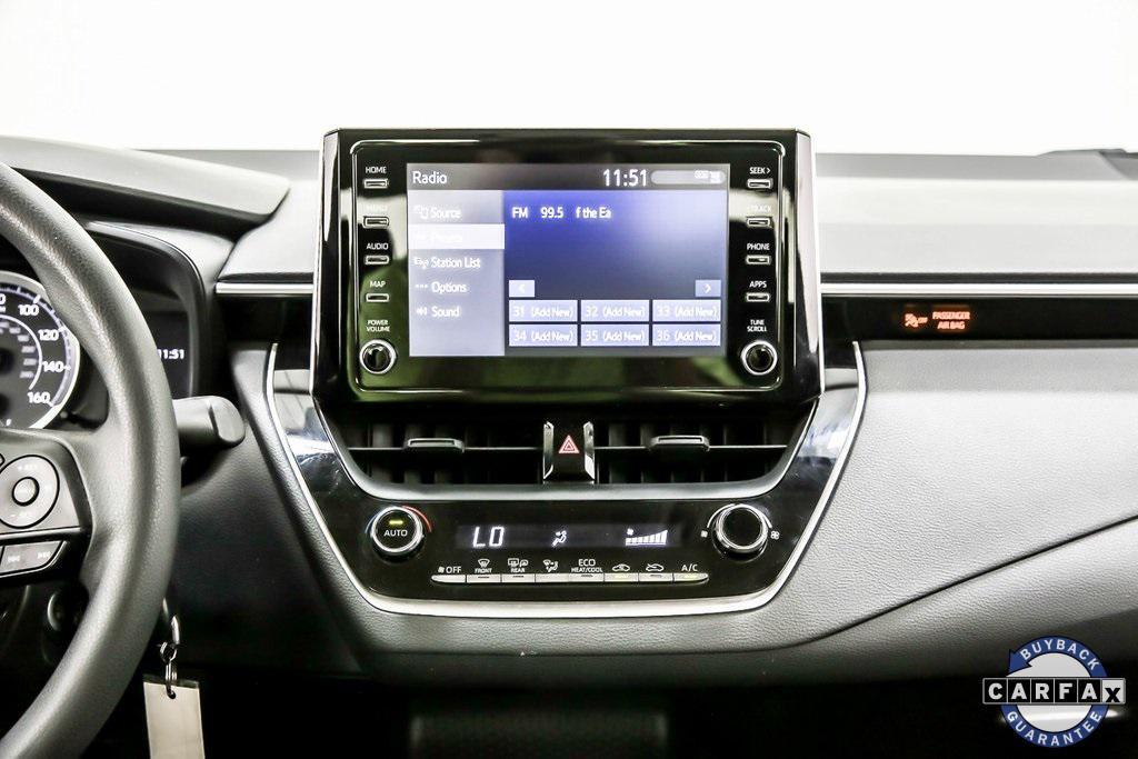 used 2020 Toyota Corolla car, priced at $16,875