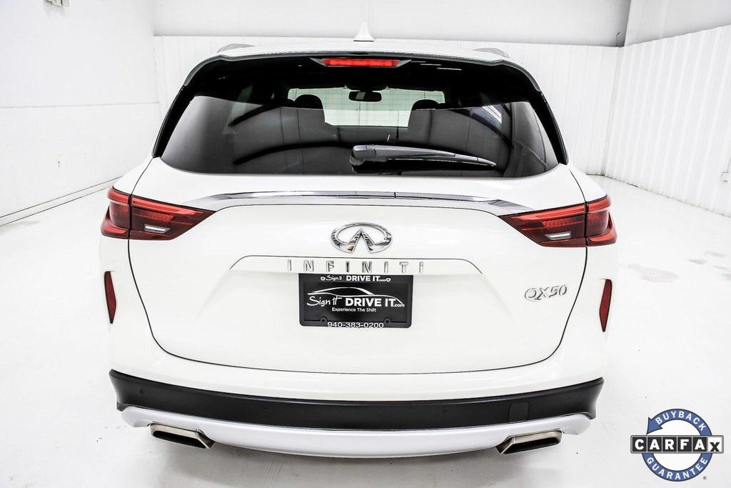 used 2021 INFINITI QX50 car, priced at $20,970