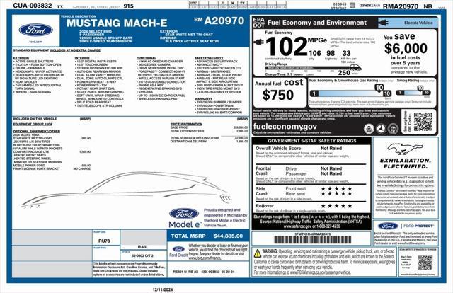 used 2024 Ford Mustang Mach-E car, priced at $32,897