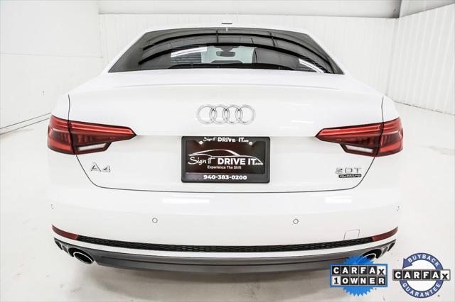 used 2017 Audi A4 car, priced at $20,455