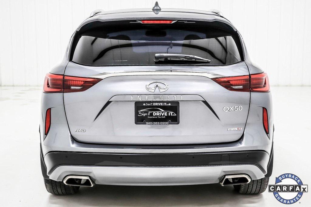 used 2020 INFINITI QX50 car, priced at $15,897