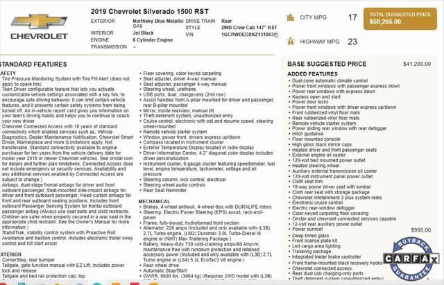 used 2019 Chevrolet Silverado 1500 car, priced at $28,797