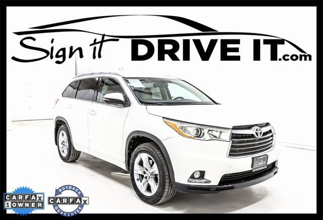 used 2015 Toyota Highlander car, priced at $18,797