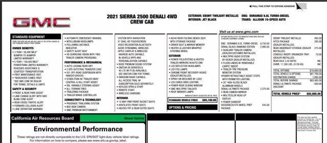 used 2021 GMC Sierra 2500 car, priced at $64,990