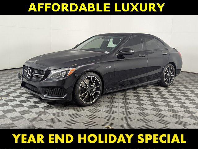 used 2018 Mercedes-Benz AMG C 43 car, priced at $29,981