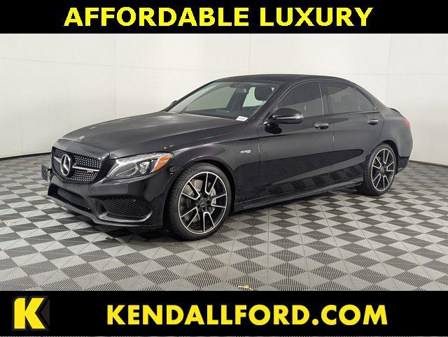 used 2018 Mercedes-Benz AMG C 43 car, priced at $28,981