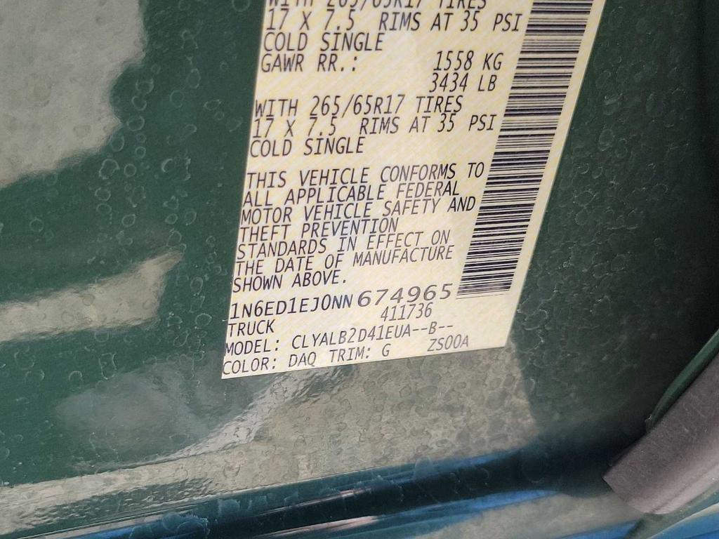 used 2022 Nissan Frontier car, priced at $27,995