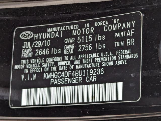 used 2011 Hyundai Genesis car, priced at $10,388