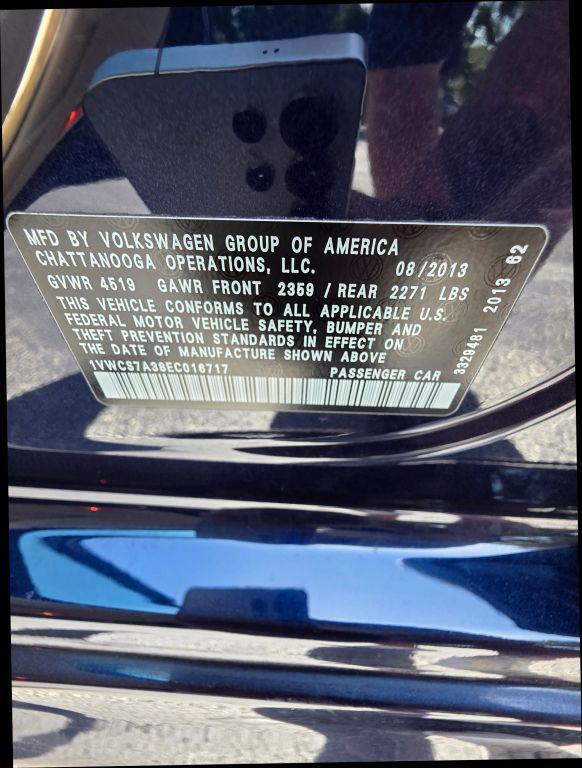 used 2014 Volkswagen Passat car, priced at $6,988