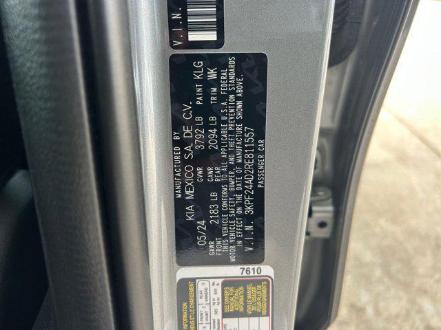 used 2024 Kia Forte car, priced at $18,641