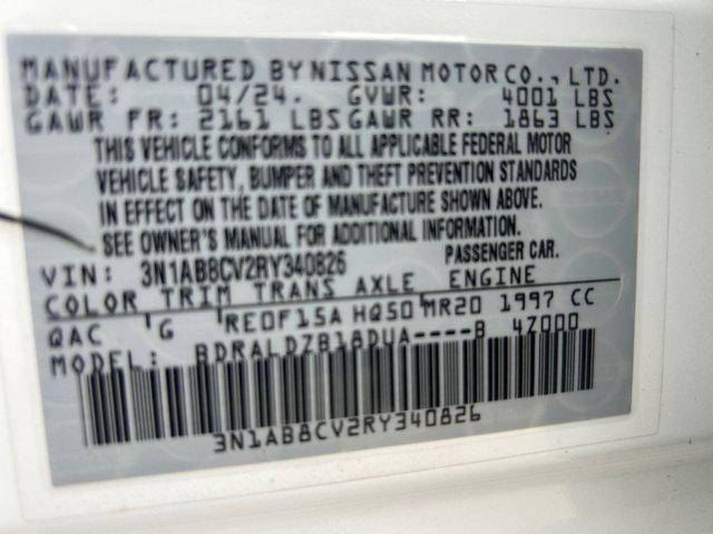 used 2024 Nissan Sentra car, priced at $19,030