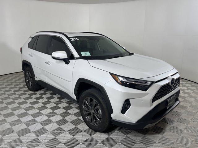used 2023 Toyota RAV4 Hybrid car, priced at $40,000
