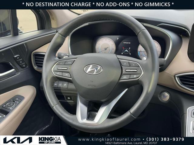 used 2021 Hyundai Santa Fe car, priced at $25,000