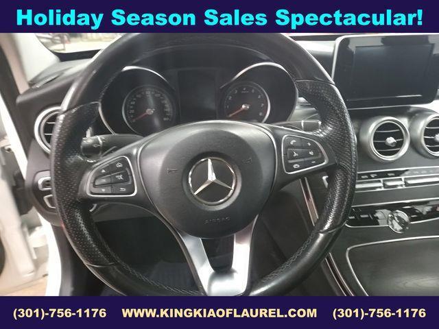 used 2017 Mercedes-Benz C-Class car, priced at $18,898