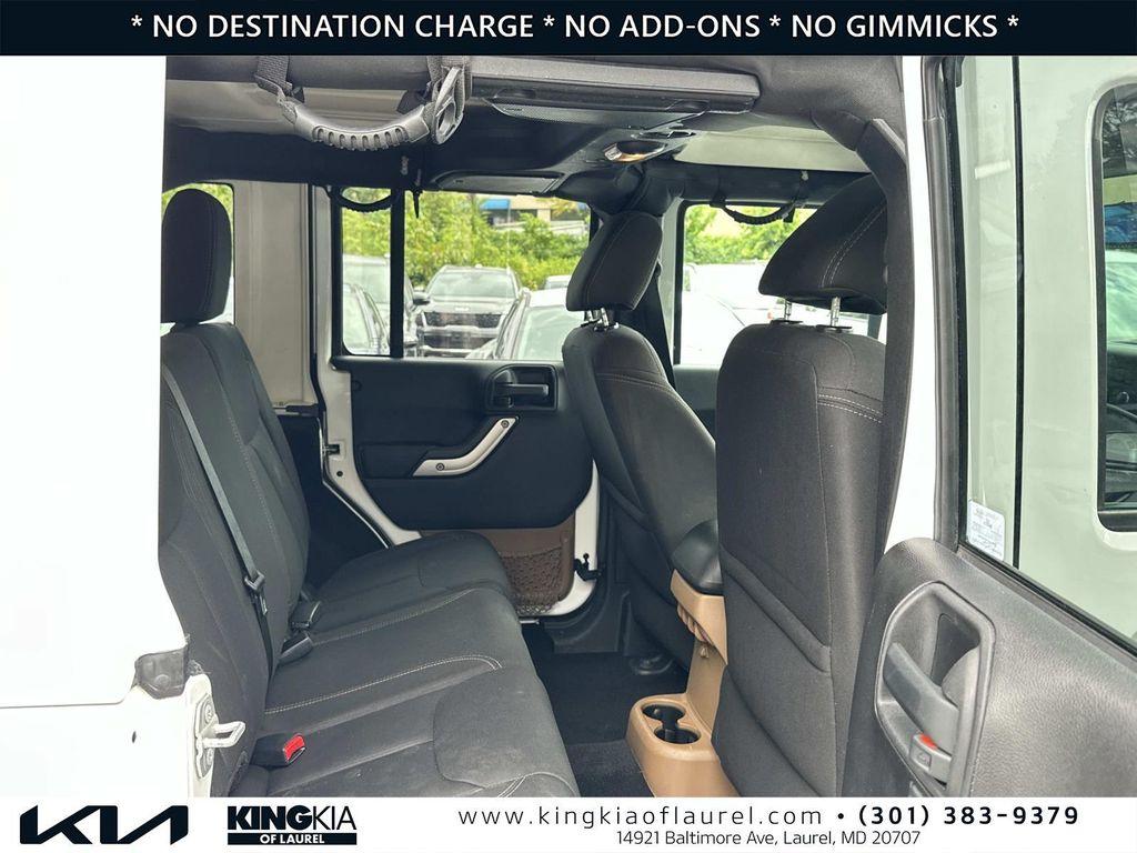 used 2016 Jeep Wrangler Unlimited car, priced at $19,786