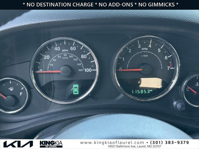 used 2016 Jeep Wrangler Unlimited car, priced at $17,498