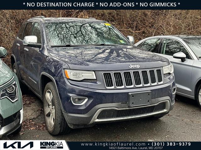 used 2015 Jeep Grand Cherokee car, priced at $12,000