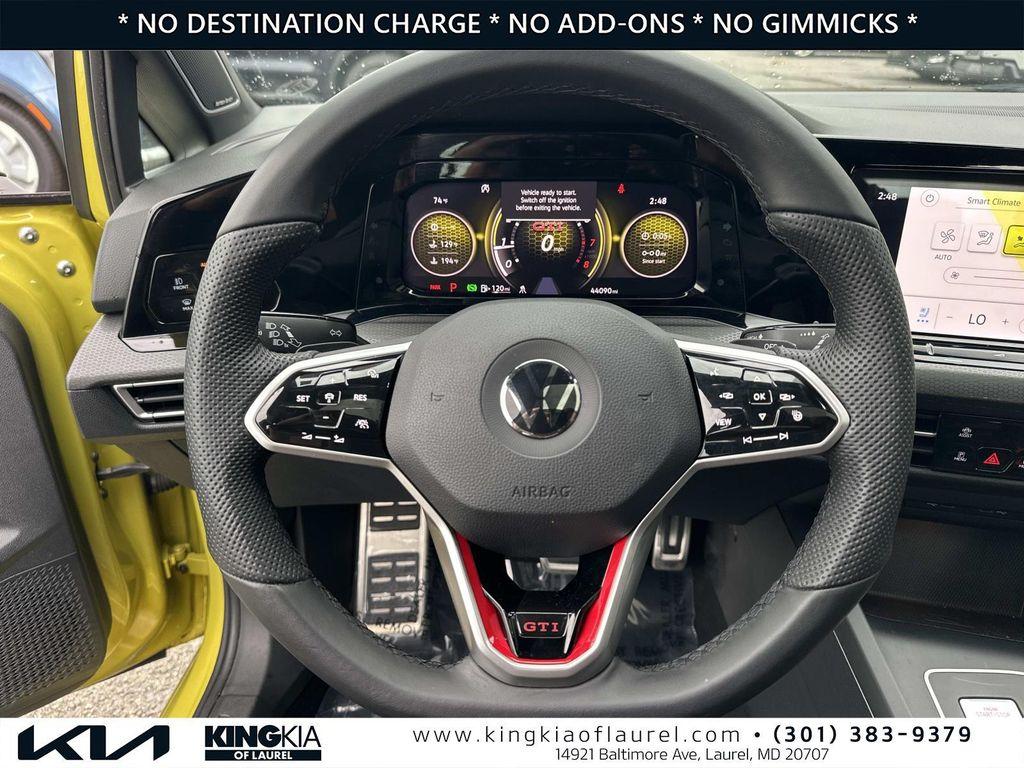 used 2022 Volkswagen Golf GTI car, priced at $27,997
