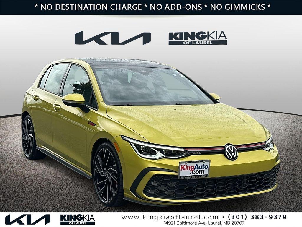 used 2022 Volkswagen Golf GTI car, priced at $27,997