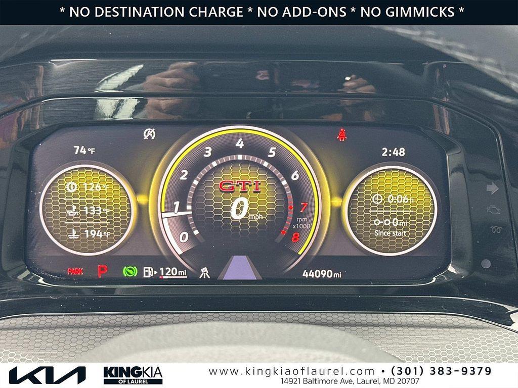 used 2022 Volkswagen Golf GTI car, priced at $27,997