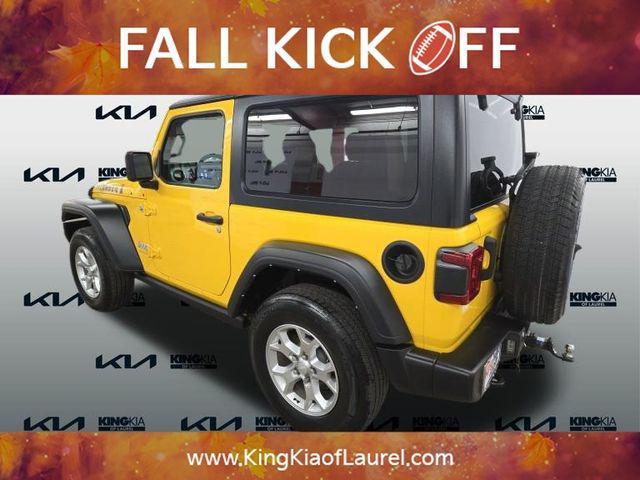 used 2021 Jeep Wrangler car, priced at $28,000