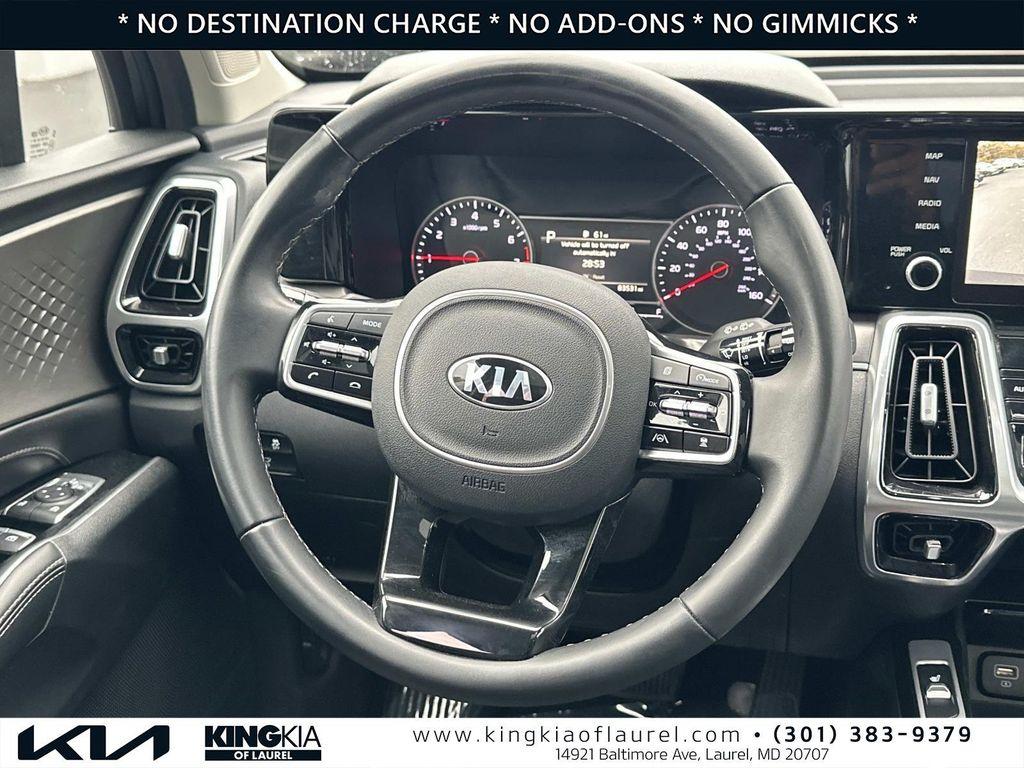 used 2021 Kia Sorento car, priced at $22,500