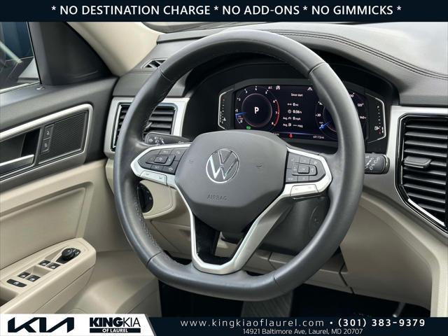 used 2021 Volkswagen Atlas car, priced at $27,000