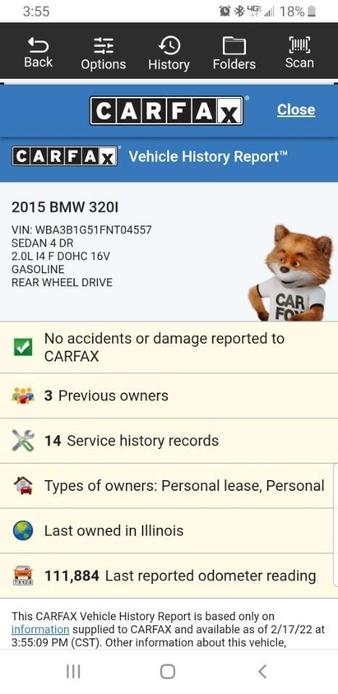 used 2015 BMW 320 car, priced at $10,485