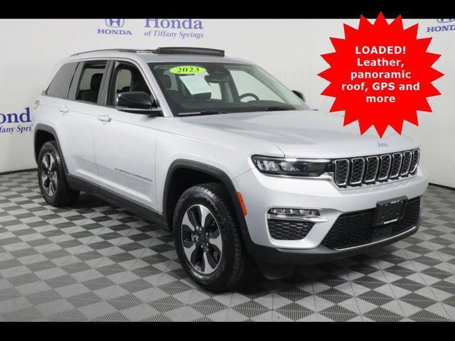 used 2023 Jeep Grand Cherokee 4xe car, priced at $29,875