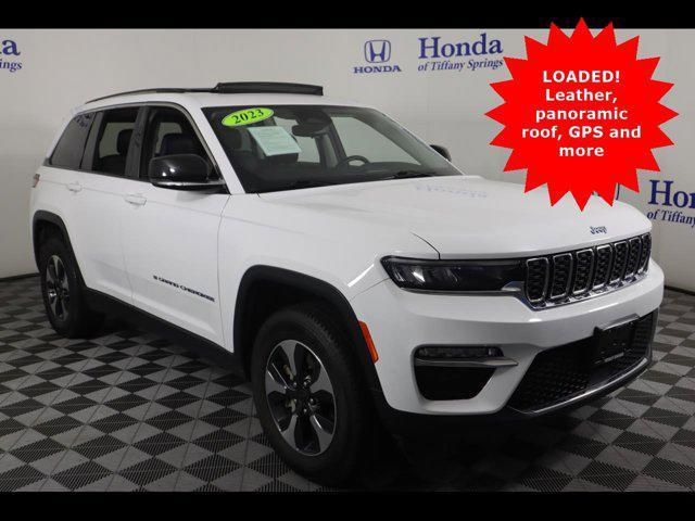 used 2023 Jeep Grand Cherokee 4xe car, priced at $30,875