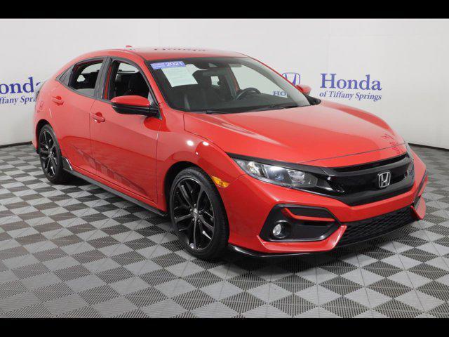 used 2021 Honda Civic car, priced at $25,875