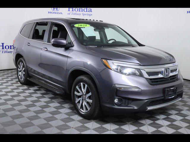 used 2021 Honda Pilot car, priced at $27,875