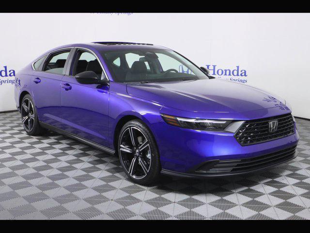 new 2025 Honda Accord Hybrid car, priced at $35,205