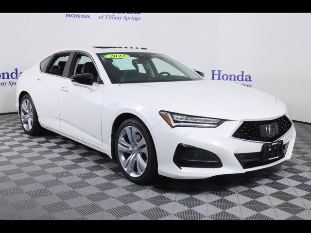 used 2022 Acura TLX car, priced at $32,875