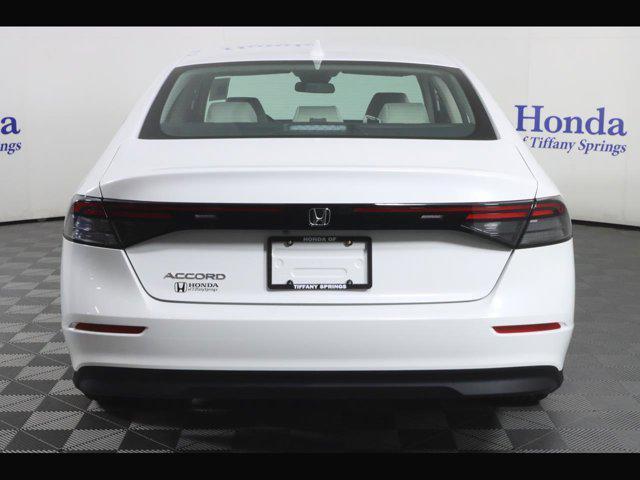 new 2025 Honda Accord car, priced at $29,845