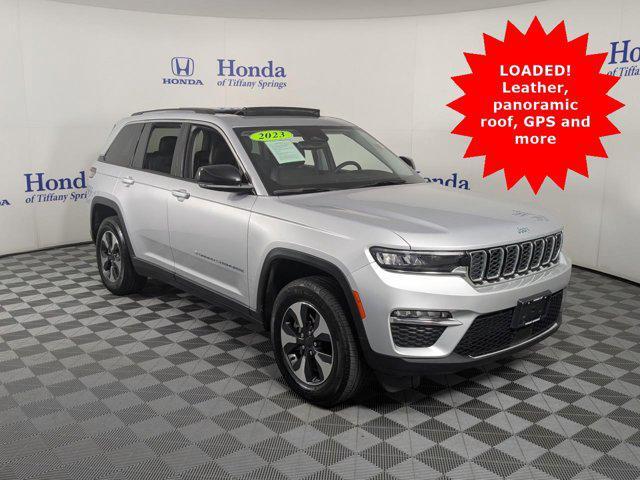 used 2023 Jeep Grand Cherokee 4xe car, priced at $30,875