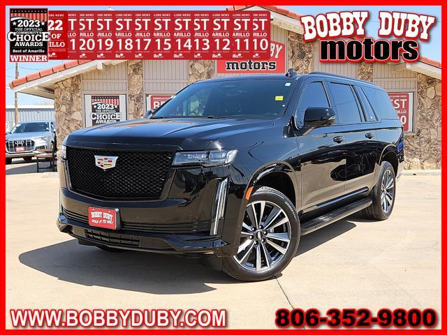 used 2023 Cadillac Escalade ESV car, priced at $84,980
