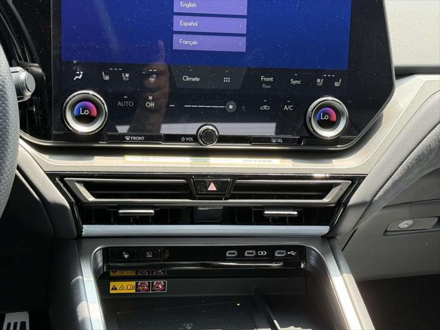 new 2025 Lexus TX 500h car, priced at $73,910