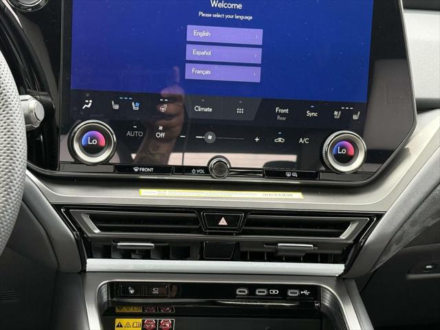 new 2025 Lexus TX 500h car, priced at $73,944