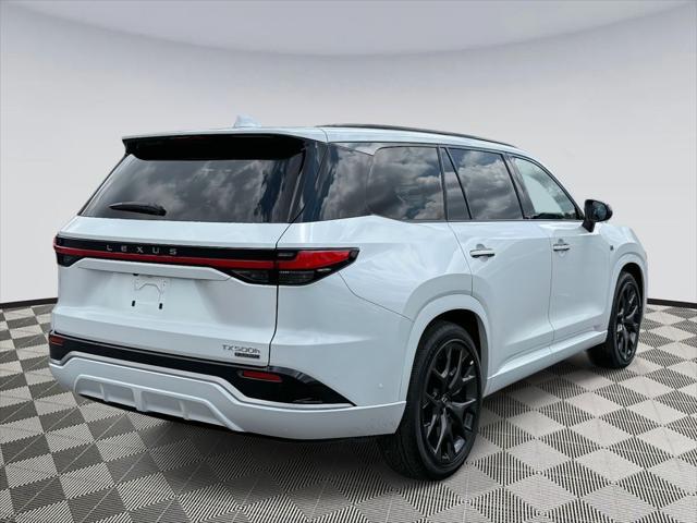 new 2025 Lexus TX 500h car, priced at $73,944