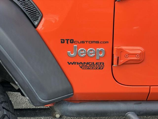 used 2020 Jeep Wrangler Unlimited car, priced at $29,377
