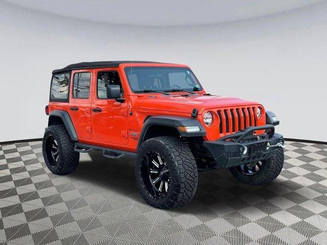 used 2020 Jeep Wrangler Unlimited car, priced at $29,377