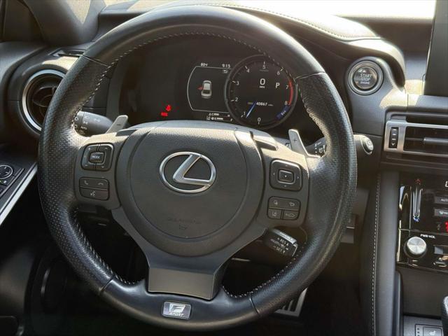 used 2021 Lexus IS 350 car, priced at $43,900