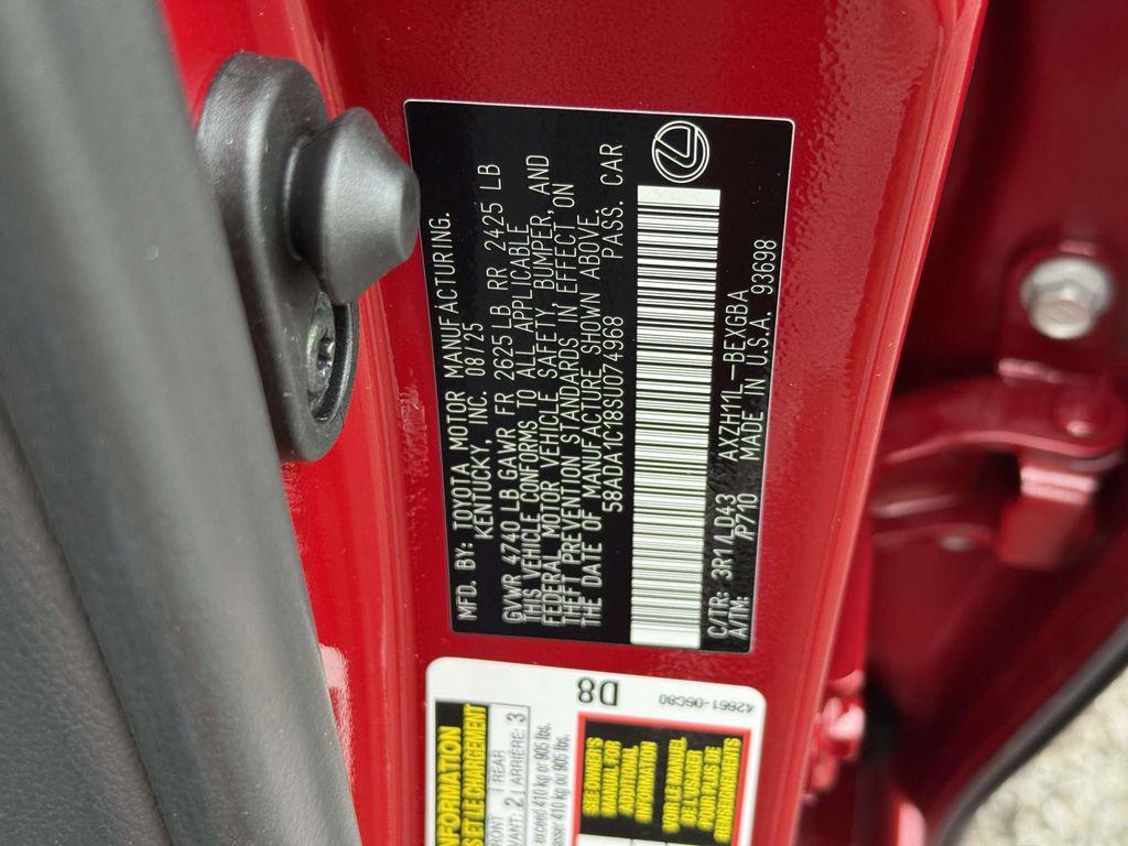 new 2025 Lexus ES 300h car, priced at $50,424