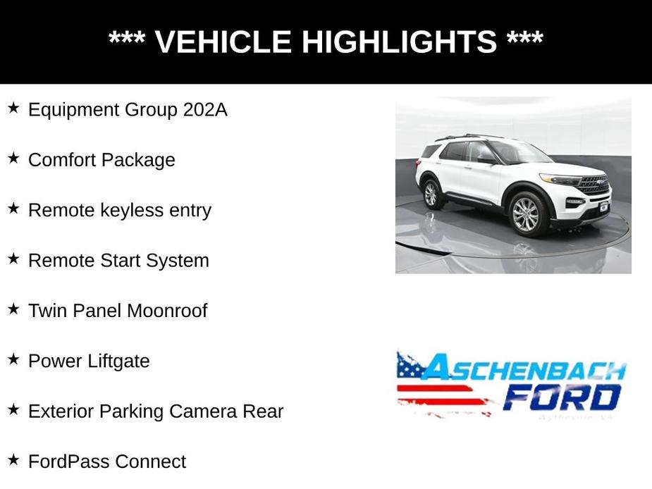 used 2020 Ford Explorer car, priced at $28,766