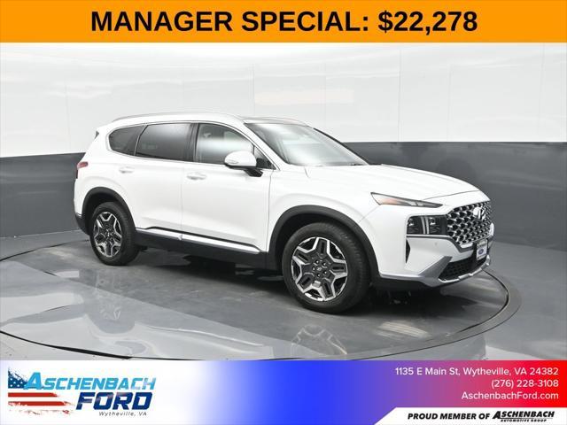 used 2021 Hyundai Santa Fe car, priced at $22,278